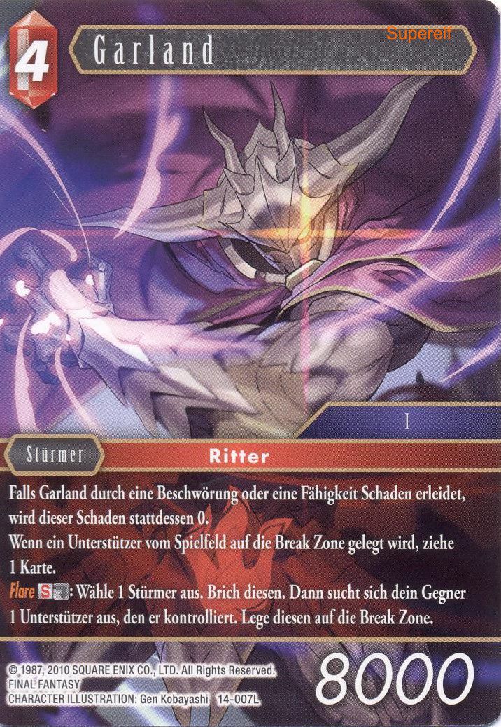 Final Fantasy Opus 14-007 L Garland Feuer