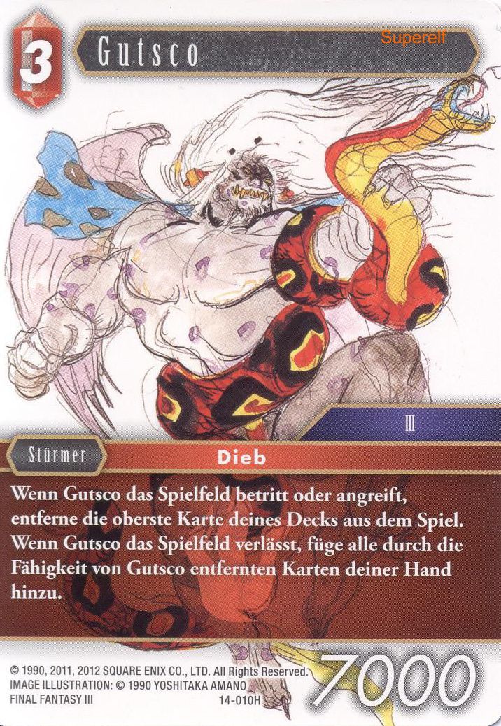 Final Fantasy Opus 14-010 H Gutsco Feuer