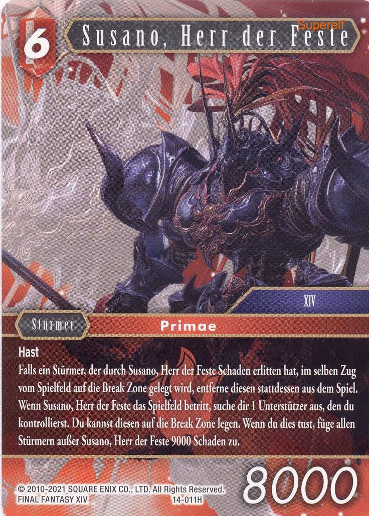 Final Fantasy Opus 14-011 H Susano, Her der Feste Feuer