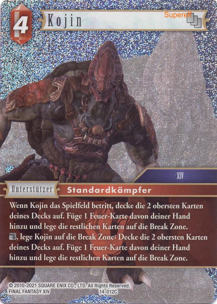 Final Fantasy Opus 14-012 C Kojin Feuer