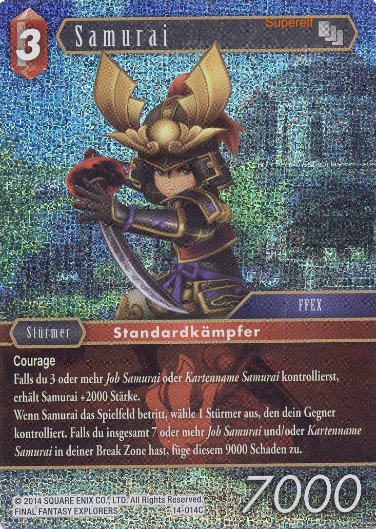 Final Fantasy Opus 14-014 C Samurai Feuer