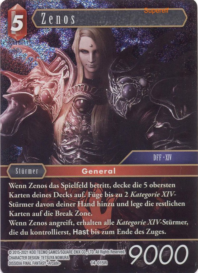 Final Fantasy Opus 14-015 R Zenos Feuer