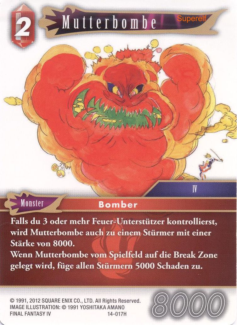 Final Fantasy Opus 14-017 H Mutterbombe Feuer