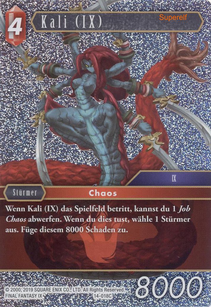 Final Fantasy Opus 14-018 C Kali (IX) Feuer