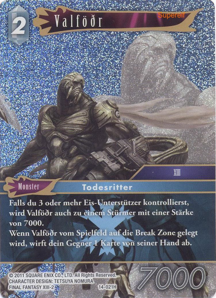 Final Fantasy Opus 14-021 H Valfödr Eis