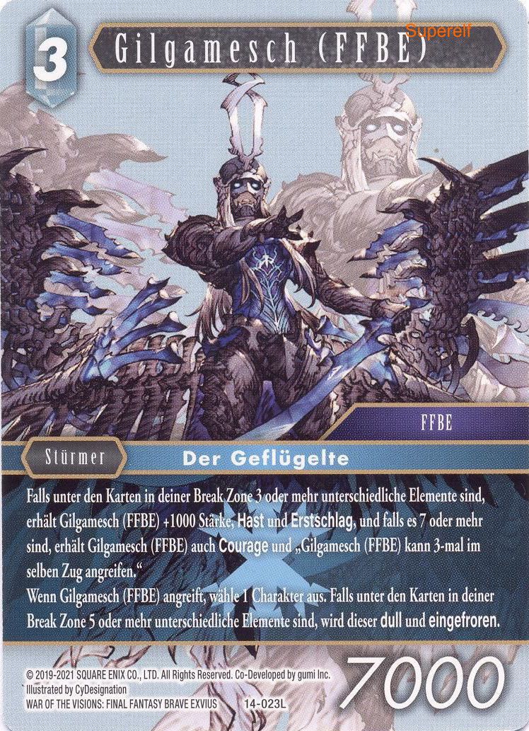 Final Fantasy Opus 14-023 L Gilgamesch (FFBE) Eis