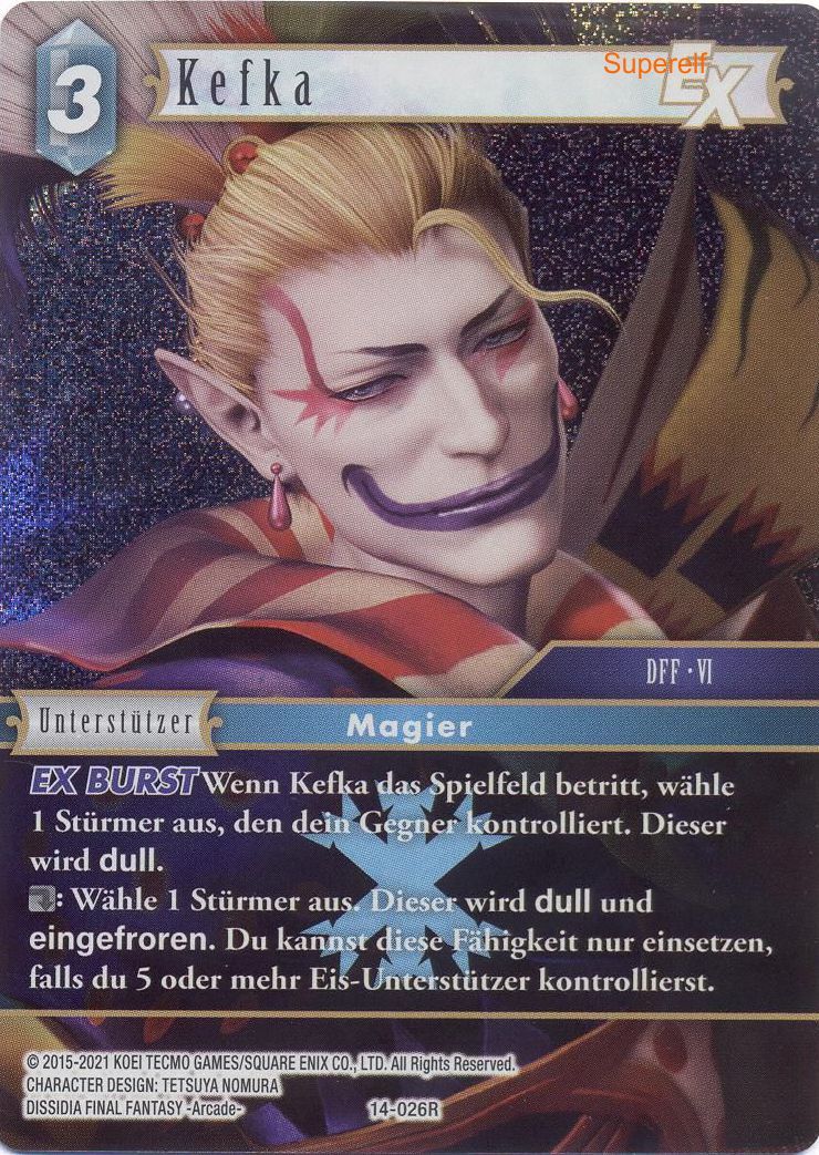 Final Fantasy Opus 14-026 R Kefka Eis