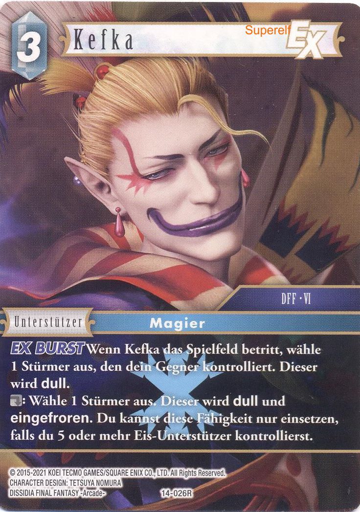 Final Fantasy Opus 14-026 R Kefka Eis