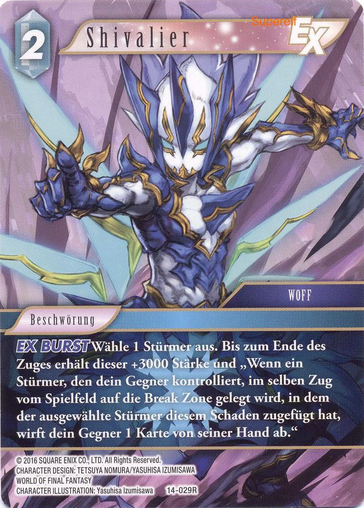 Final Fantasy Opus 14-029 R Shivalier Eis
