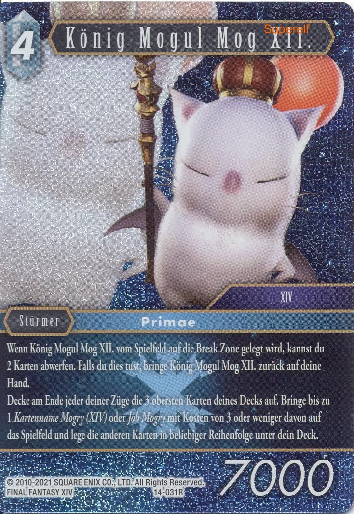 Final Fantasy Opus 14-031 R König Mogul Mog XII. Eis