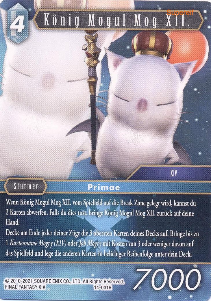 Final Fantasy Opus 14-031 R König Mogul Mog XII. Eis