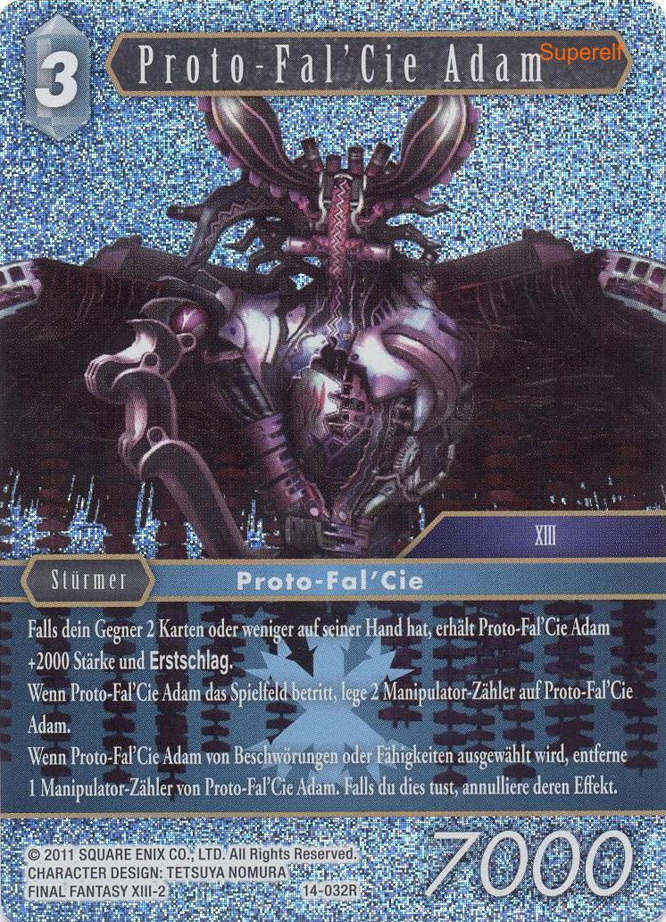 Final Fantasy Opus 14-032 R Proto Fal'Cie Adam Eis