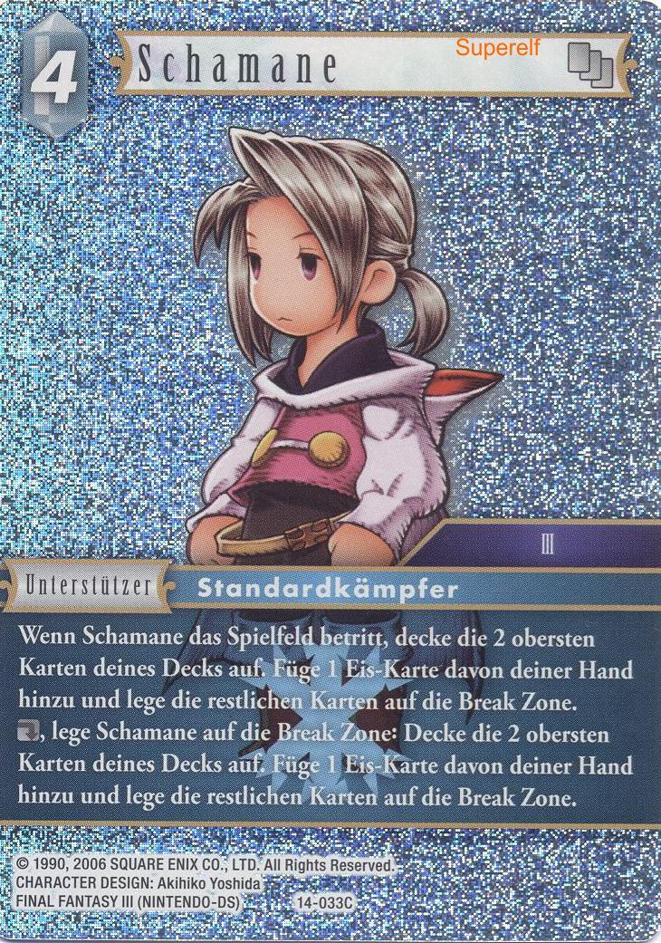 Final Fantasy Opus 14-033 C Schamane Eis