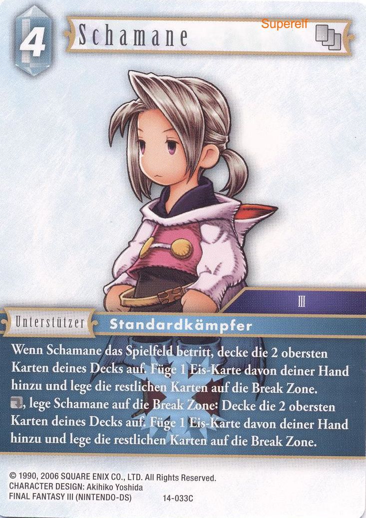 Final Fantasy Opus 14-033 C Schamane Eis