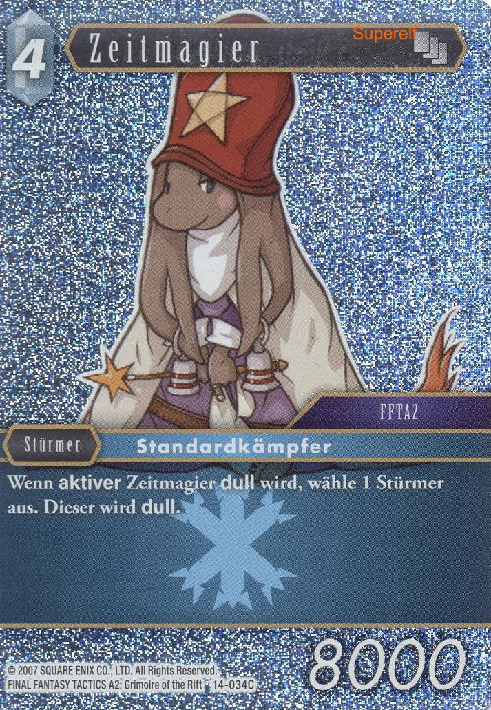 Final Fantasy Opus 14-034 C Zeitmagier Eis