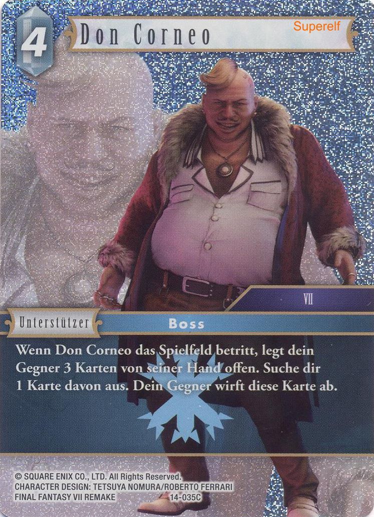 Final Fantasy Opus 14-035 C Don Corneo Eis