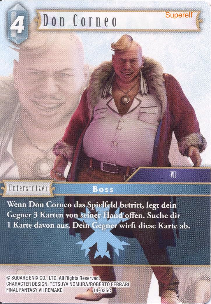 Final Fantasy Opus 14-035 C Don Corneo Eis