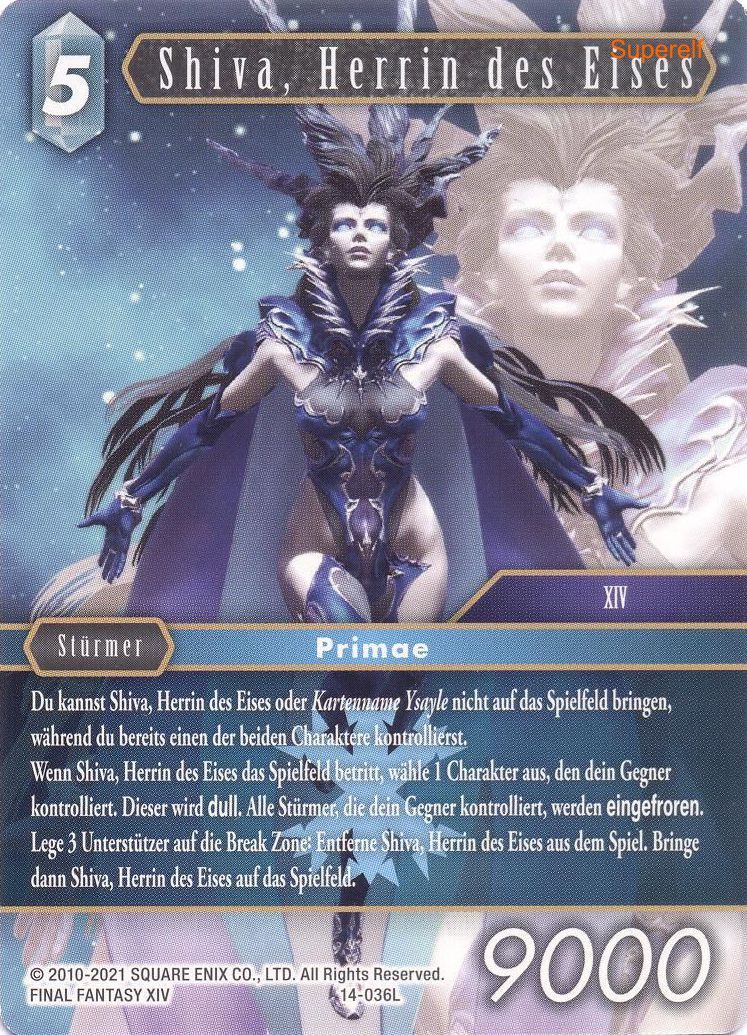 Final Fantasy Opus 14-036 L Shiva, Herrin des Eises Eis