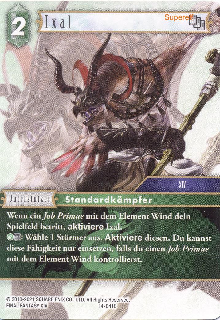 Final Fantasy Opus 14-041 C Ixal Wind