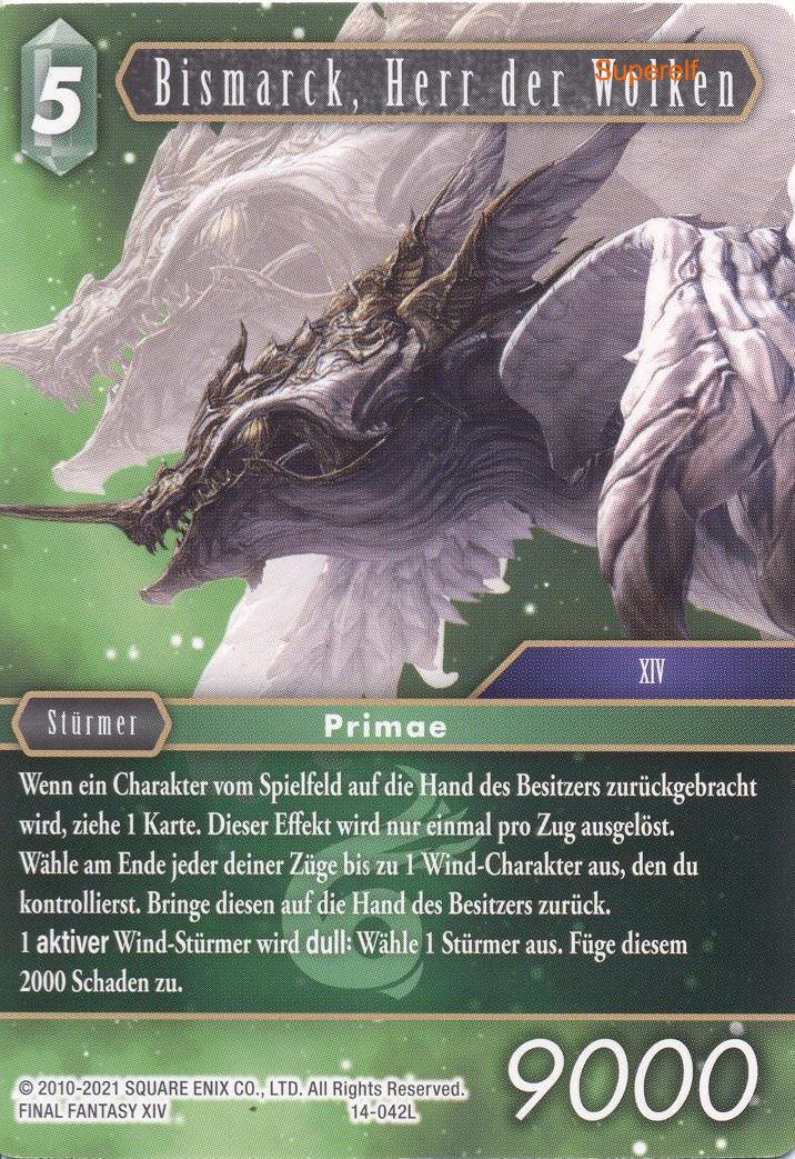Final Fantasy Opus 14-042 L Bismarck, Herr der Wolken Wind