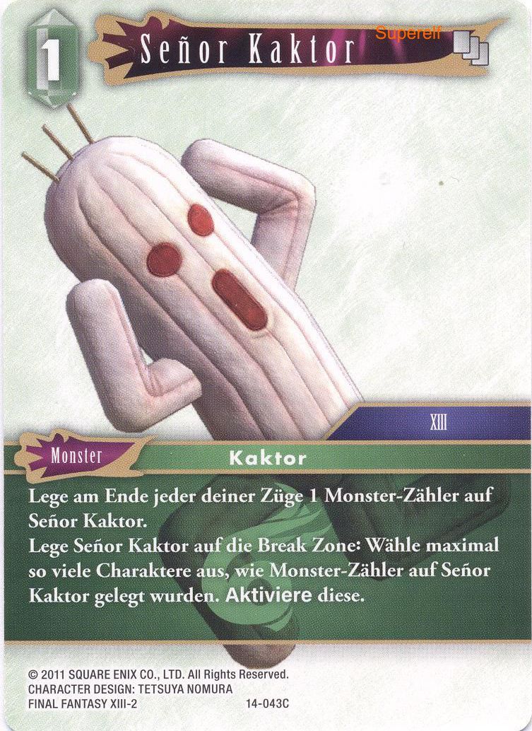 Final Fantasy Opus 14-043 C Senor Kaktor Wind
