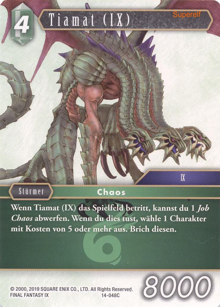 Final Fantasy Opus 14-048 C Tiamat (IX) Wind