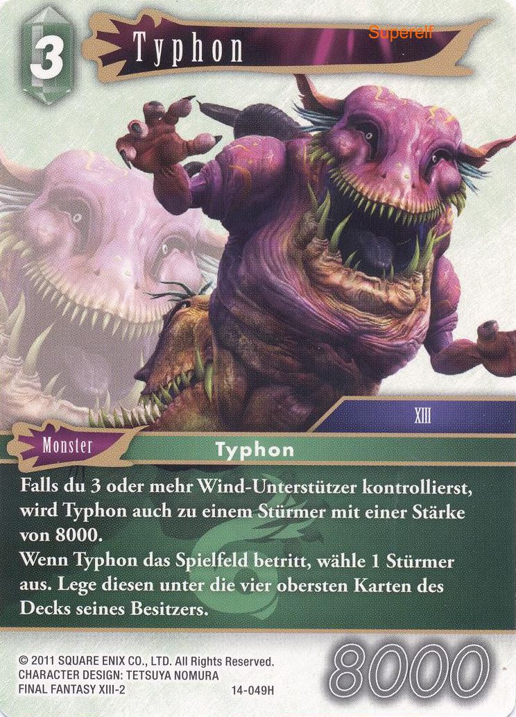 Final Fantasy Opus 14-049 H Typhon Wind