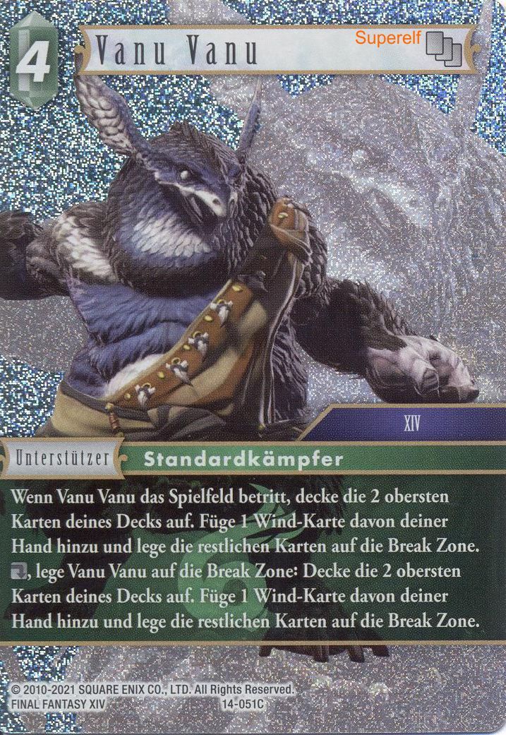 Final Fantasy Opus 14-051 C Vanu Vanu Wind