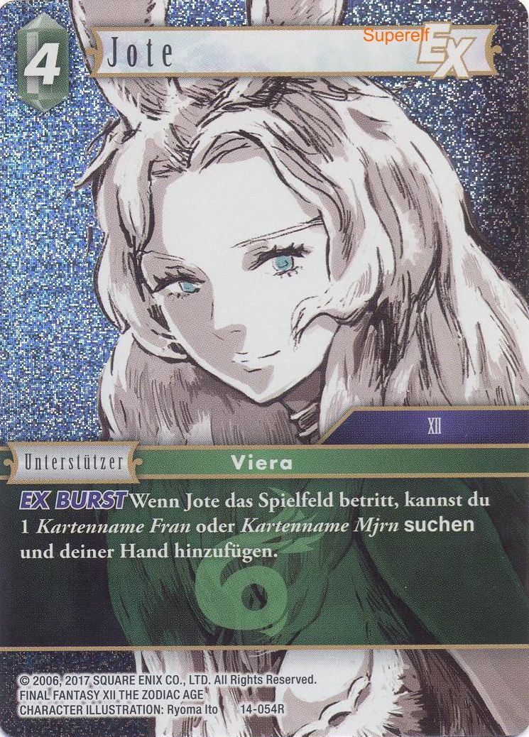 Final Fantasy Opus 14-054 R Jote Wind