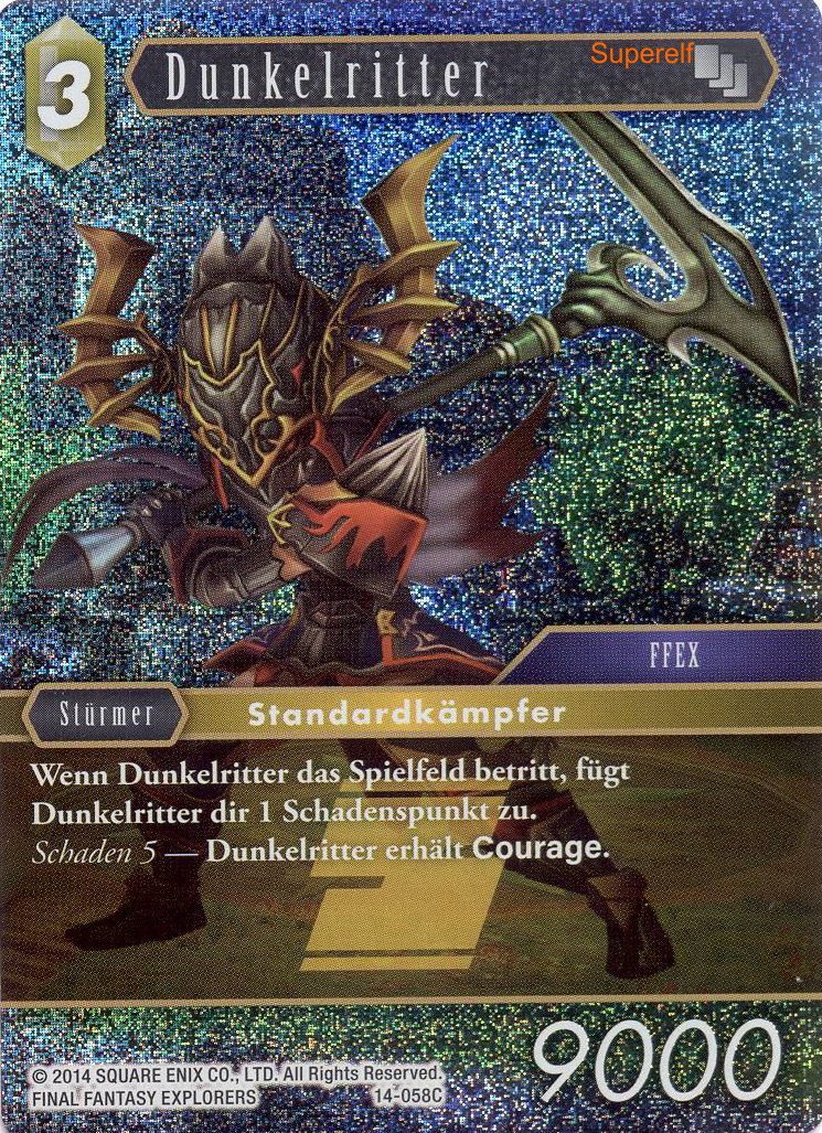 Final Fantasy Opus 14-058 C Dunkelritter Erde