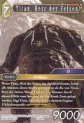 Final Fantasy Opus 14-062 L Titan, Herr der Felsen Erde