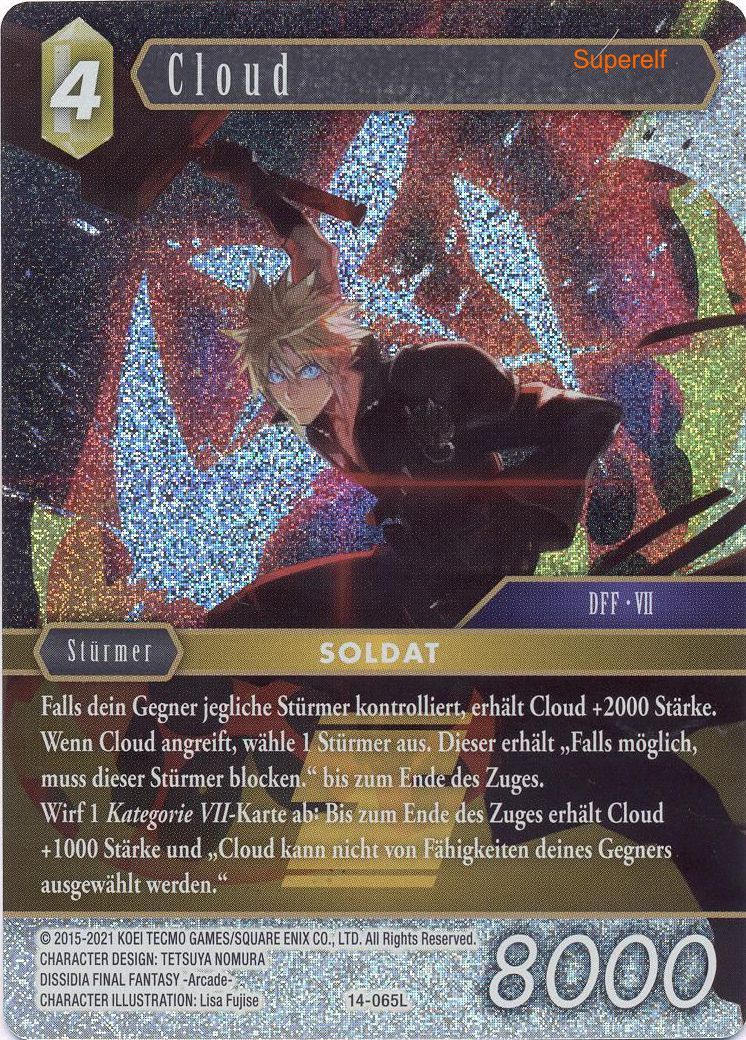 Final Fantasy Opus 14-065 L Cloud Erde