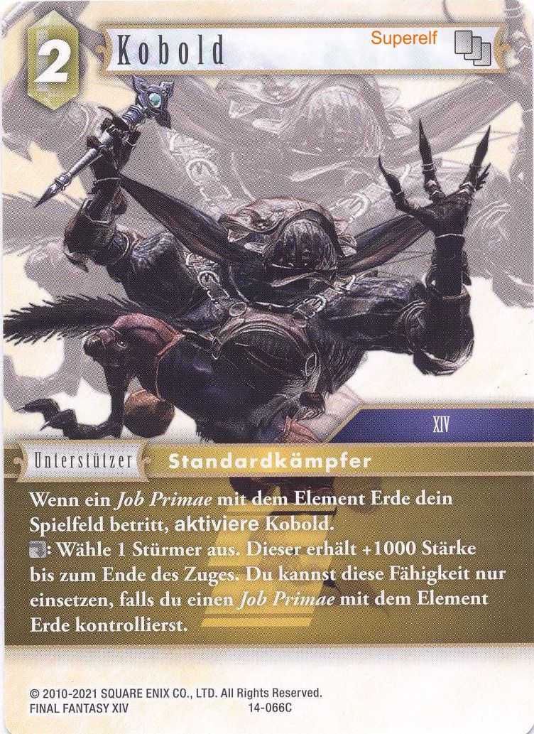 Final Fantasy Opus 14-066 C Kobold Erde