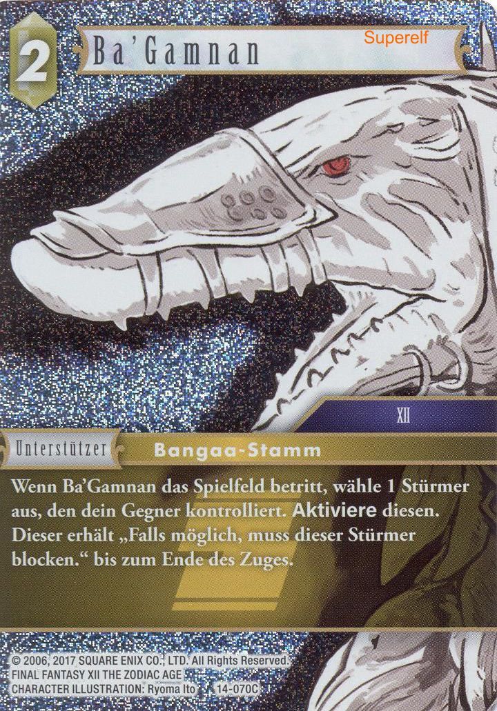 Final Fantasy Opus 14-070 C Ba'Gamnan Erde