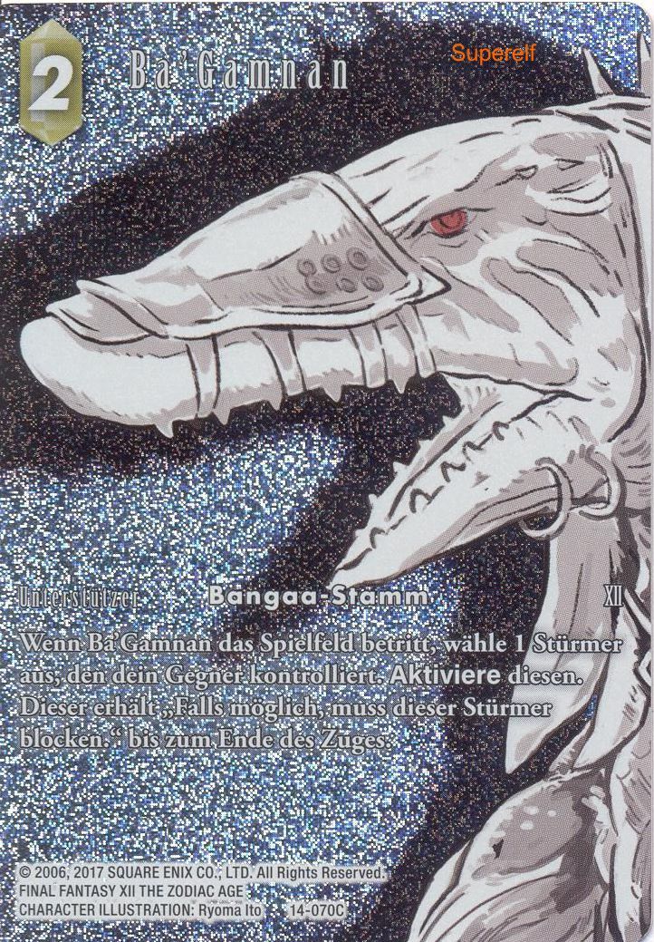 Final Fantasy Opus 14-070 C Ba'Gamnan Erde