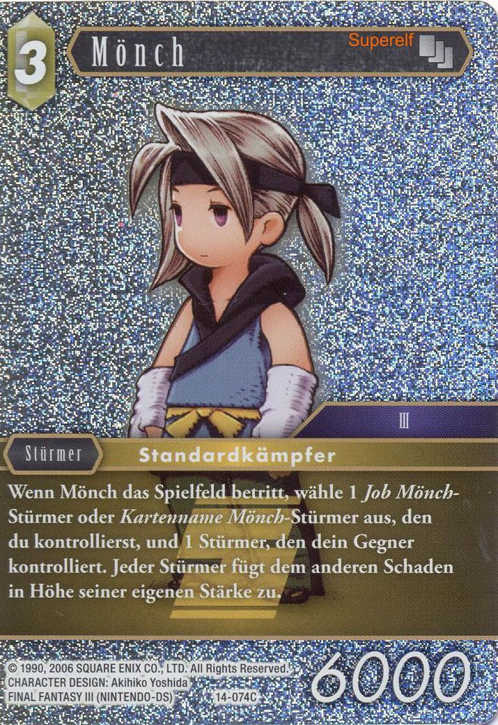 Final Fantasy Opus 14-074 C Mönch Erde