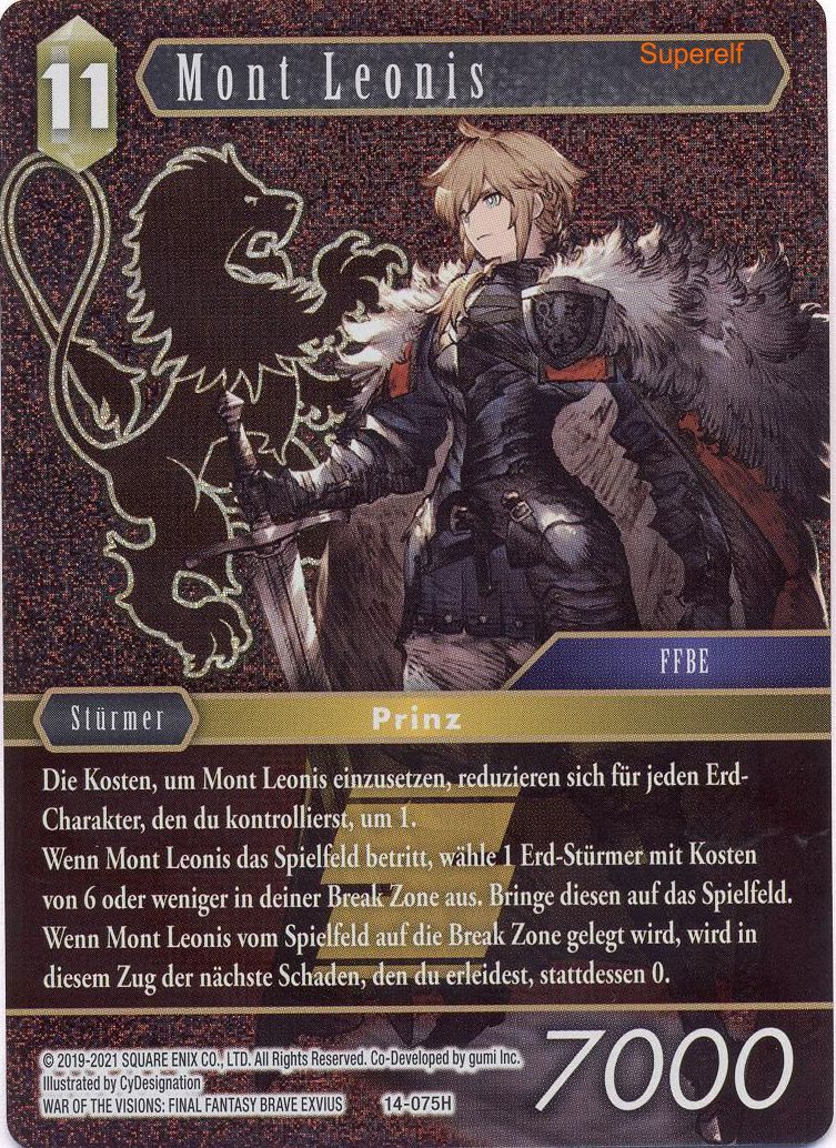 Final Fantasy Opus 14-075 H Mont Leonis Erde
