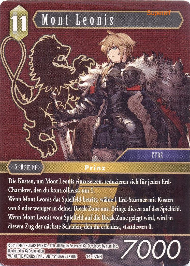 Final Fantasy Opus 14-075 H Mont Leonis Erde