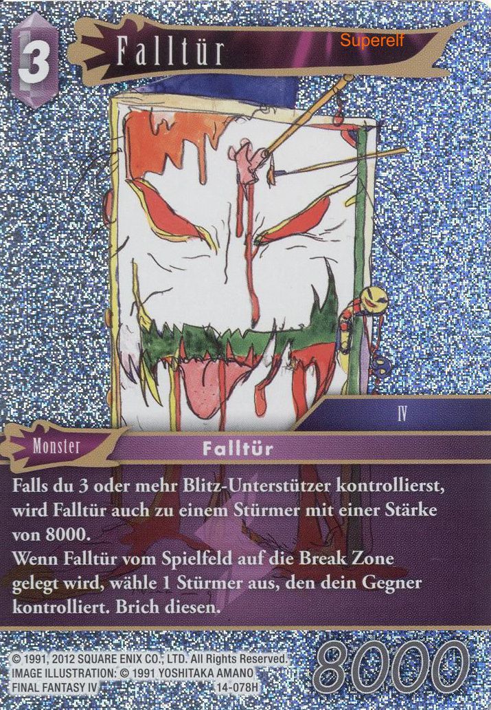 Final Fantasy Opus 14-078 H Falltür Blitz