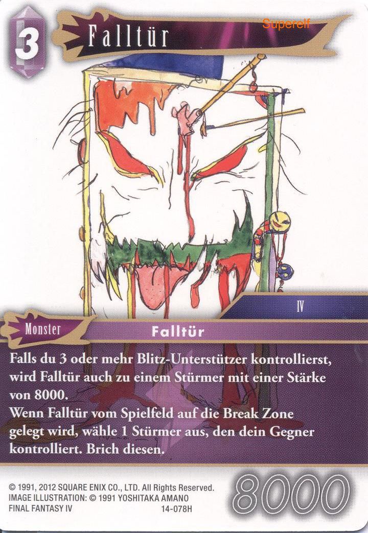 Final Fantasy Opus 14-078 H Falltür Blitz