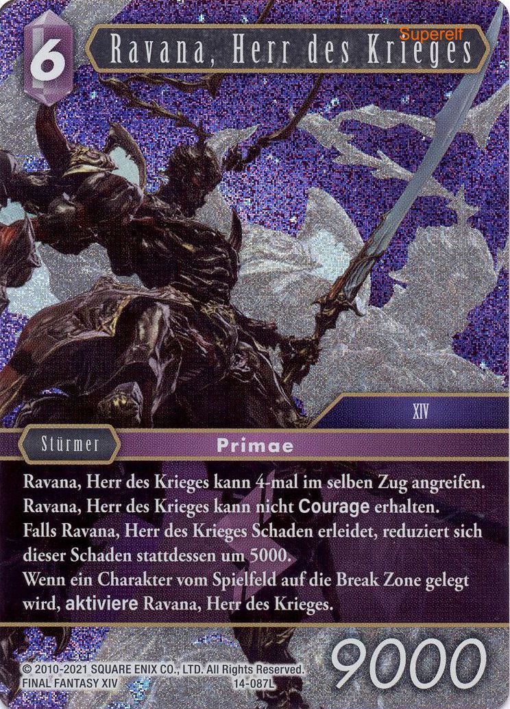 Final Fantasy Opus 14-087 L Ravana, Herr des Krieges Blitz