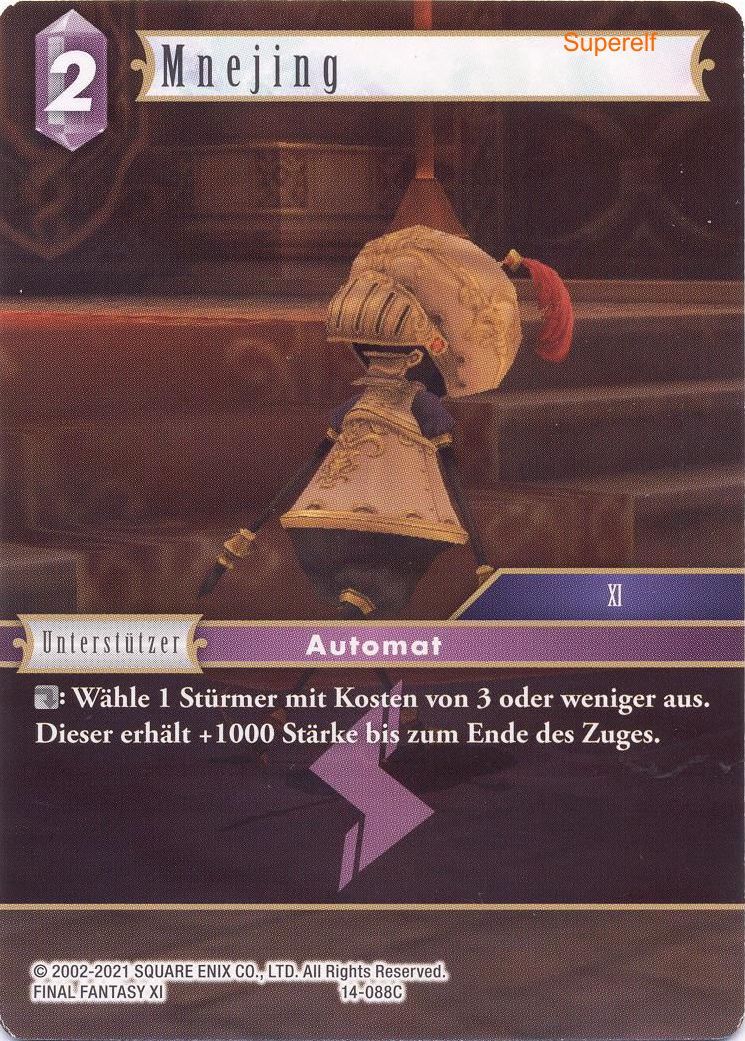 Final Fantasy Opus 14-088 C Mnejing Blitz