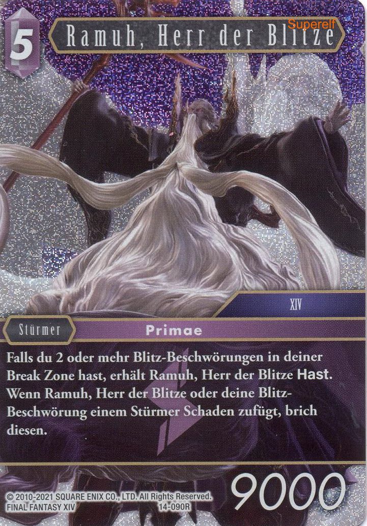 Final Fantasy Opus 14-090 R Ramuh, Herr der Blitze Blitz