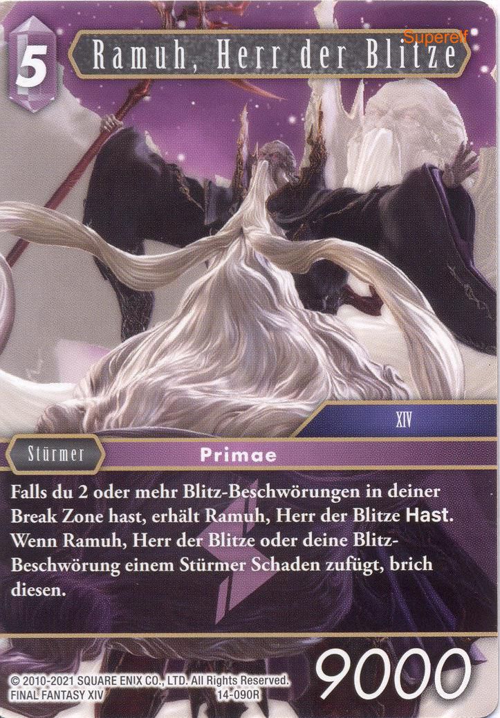 Final Fantasy Opus 14-090 R Ramuh, Herr der Blitze Blitz