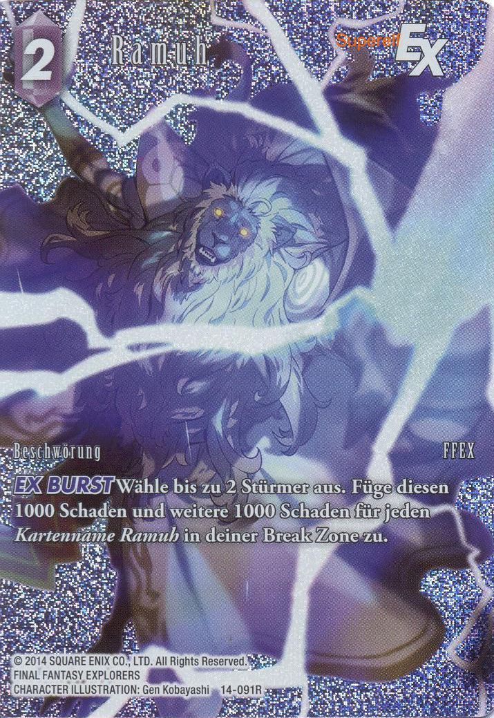 Final Fantasy Opus 14-091 R Ramuh Blitz