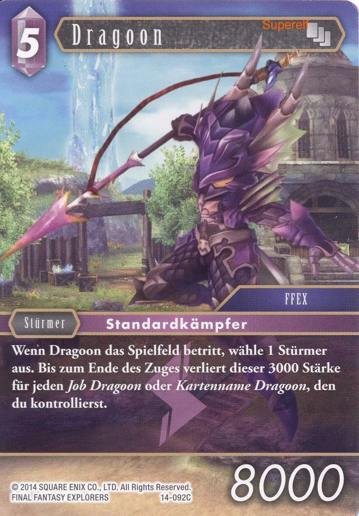 Final Fantasy Opus 14-092 C Dragoon Blitz