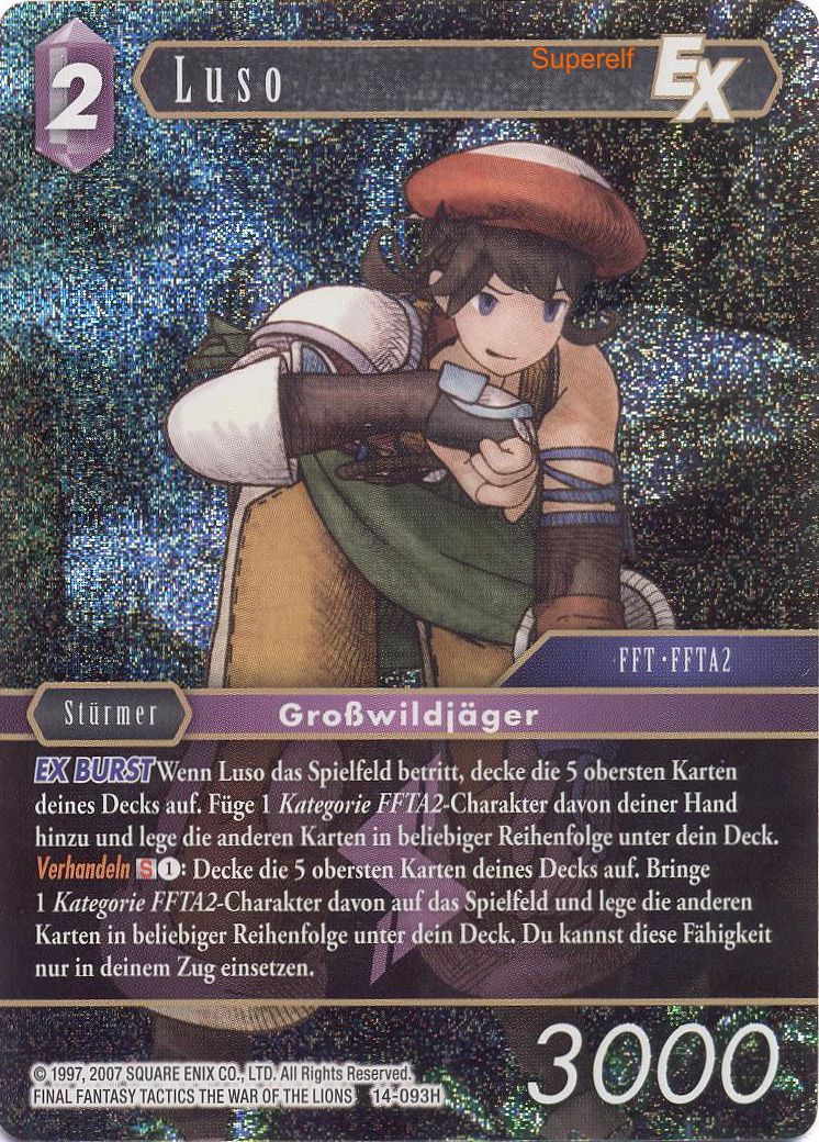 Final Fantasy Opus 14-093 H Luso Blitz