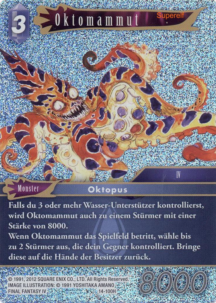 Final Fantasy Opus 14-100 H Oktomammut Wasser