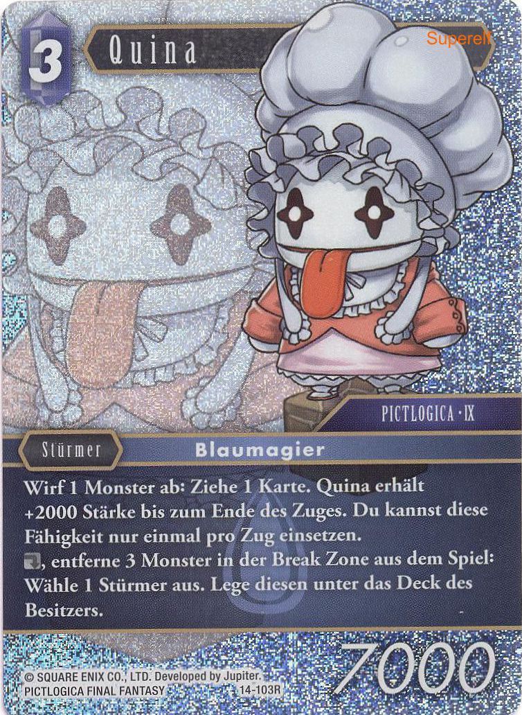 Final Fantasy Opus 14-103 R Quina Wasser