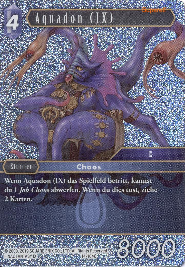 Final Fantasy Opus 14-104 C Aquadon (IX) Wasser
